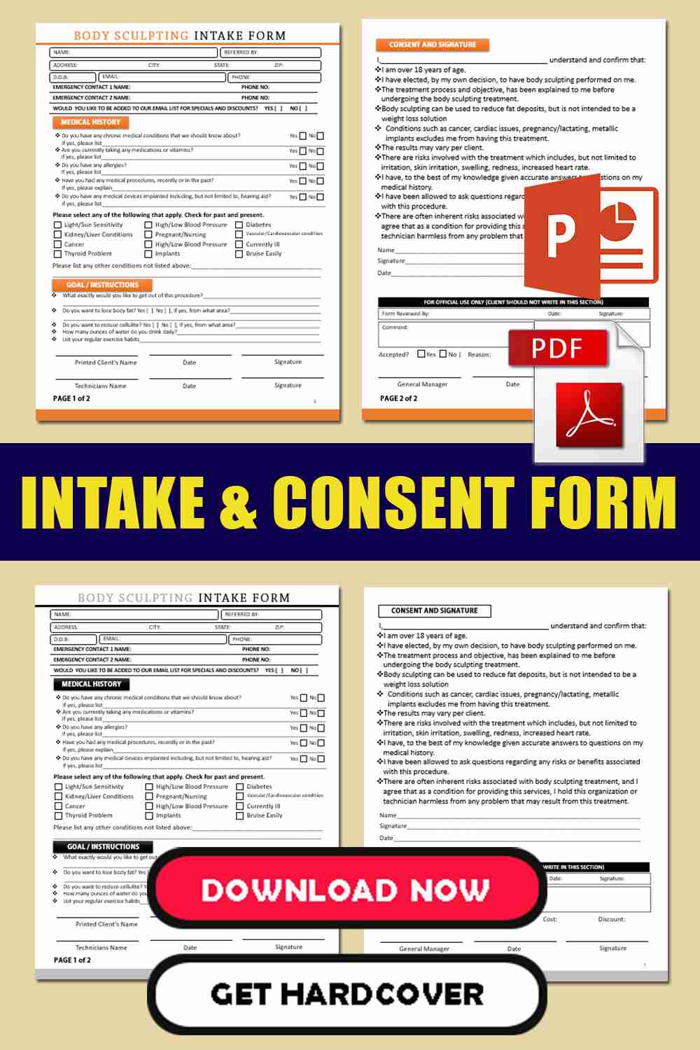 Body Sculpting Consent Consent & Intake Form